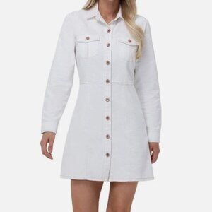 FRYE Denim Dress BONE Size Medium NWT